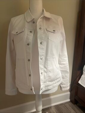 White jean jacket, small